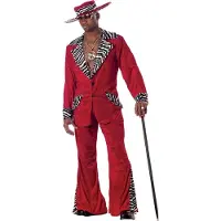 Metamorph Macho Pimp Kostüm rot