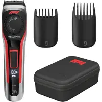 Rowenta Formula 1 TN384M, Schwarz, Rot, 0,5 mm, 2 cm, 3,9 cm, 0,5 mm, Edelstahl/Titan