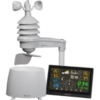 Denver Pro-Wetterstation mit Windmesser & Regenmesser, Barometer, Temp/Feuchte.