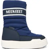 Moon Boot Schneestiefel Park Zip High Wp Kinder Blue-Schuhgröße 35