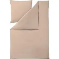 Estella Bettwäsche Takoma" beige 1x 135x200 cm + 1x 80x80 cm"