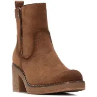 Refresh für Damen. 17303801-TAUPE Stiefelette 173038 braun (36), 5 bis 8 cm, Reißverschluss, Lässig