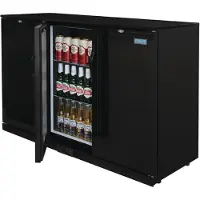 Polar G-Serie 900 Mm Barkühler Mit Drei Türen 330L Schwarz