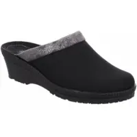 Rohde Hausschuhe Neustadt-50 2459 Damen Black-Schuhgröße 43