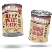 Seberus Beef & Turkey getreidefreies Hunde-Nassfutter - Mixtray