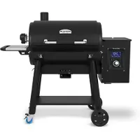 BROIL KING REGAL Pellet Smoker 500 PRO inkl. Drehspieß, Pellet Rollen Set, klappbarer Frontablage und Pelletsensor