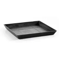 Ecopot's Blumentopfuntersetzer "SQUARE SAUCER Dark Grey", BxTxH: 43x43x3,5 cm