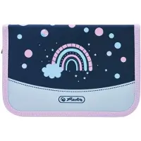 Herlitz Schüleretui 31 teilig Unicorn Dreams, 31 Stück(e), Dunkelblau, Pink, Polyester, Abbildung, 205 mm, 38 mm