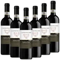 Cantine Manfredi Barbera Asti DOCG Barrique Castelvecchio Italien trocken - 6er Karton