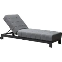 CLEMENTO Beziers Loungeliege Aluminium mit Rollen Createxx