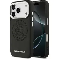 Karl Lagerfeld Spitze Und Metall-logo Magsafe Handyhülle Für Iphone 17 Pro Max