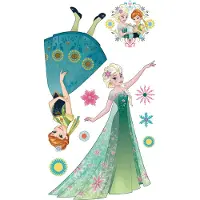 Komar Vliestapete "Selbstklebende Vlies - Frozen Springtime XXL - Größe 127 x 200 cm" bedruckt glatt Kinderzimmer