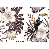 Living Walls Fototapete "Designwalls Toucan 2" glatt Vlies, Wand, Schräge, Decke