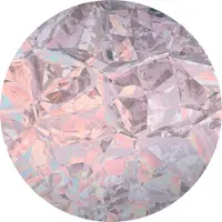 Komar Vliestapete "Vlies selbstklebend - Glossy Crystals - Größe 125 x 125 cm" bedruckt glatt Wohnzimmer, Schlafzimmer