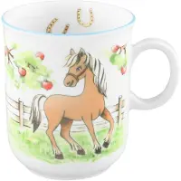 Seltmann Becher "Compact, Mein Pony" Becher mit Henkel 0,25 l