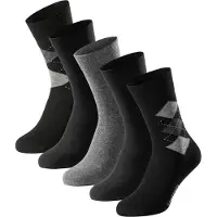 Schiesser Herren Socken, 5er Pack - "Bluebird", Baumwoll-Mix, uni/gemustert