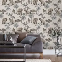 Sublime Vliestapete "KENYA" natürlich geprägt Design Tapeten