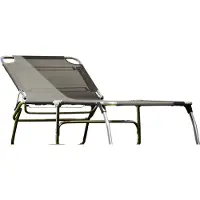 Fiam Amigo Big Dreibeinliege Aluminium/Kunstoffgewebe
