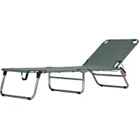 Fiam Amigo Dreibeinliege Aluminium/Kunstoffgewebe