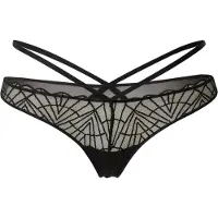Triumph String "That Night In Vegas" Spitz, mit Mesh-Rückseite, Bänderdetails, elegante Passform