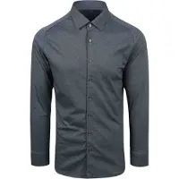 Desoto Herren Hemden Casual Kent 1/1 - Donkerblauw - Größe XL