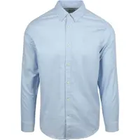Scotch & Soda Oxford Solid Regular-fit Shirt Medium Blue Größe: XXL | Casual hemden Outlet | Herren | Blau
