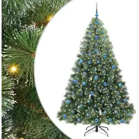vidaXL Cleo (mit LEDs und blauen Kugeln)