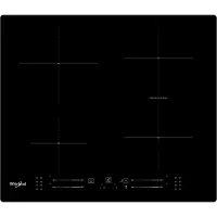 Whirlpool WF S7560 NE, Schwarz, Integriert, 60 cm, Zonen-Induktionskochfeld, Keramik, 4 Zone(n)