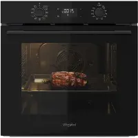 Whirlpool OMK58CU1SB, Medium, Elektrischer Ofen, 71 l, 71 l, Katalytisch, Integriert