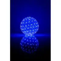 ILike N/A Kugel mit Blumen RS-209 100LED D-14cm Blau
