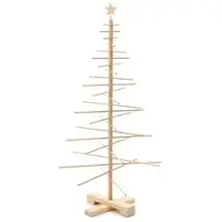 Nature&home Weihnachtsbaum Xmas Tree Gestell Buchenholz, Fuß/Stern Fichtenholz, Designer , 125 cm