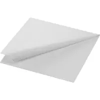 Duniwell Zellstoff Servietten 33x33 3-lagig 1/4-Falz weiß 250 St Tücher