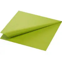 Duniwell Zelltuchservietten 33 x 3-lagig 1/4 Falz kiwi 4000 St Tücher