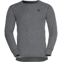 Odlo Unterhemd BL Top Crew Neck LS Active Warm Eco Steel Grey Melange Herren-L