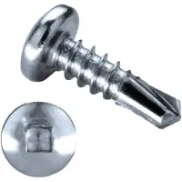 Goebel 1000 Bohrschrauben Linsenkopf 4,2 x 13,0mm Edelstahl C1 Innenvierkant Schrauben