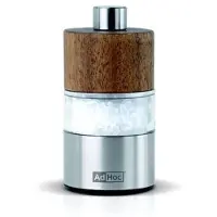AdHoc Pfeffer- und Salzmühle Acacia David Braun Edelstahl 6,2 cm