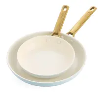 Greenpan Padova Bratpfannen 2 Stück 20 + 26 cm Hellblau