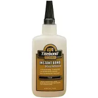 Titebond Sekundenkleber für Holz – Instant Bond THIN Dünnflüssig 59 ml