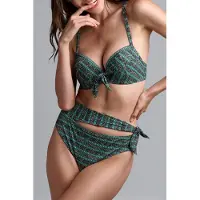 Marlies Dekkers Badmode Push Up Bikini BH Bebali | Grösse: 75D | Farbe: Grün/Print