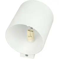 Licht-Erlebnisse Wandlampe G9 Ø 10 cm Weiß Glas Metall Modern Wandleuchte