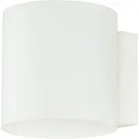 Licht-Erlebnisse Wandlampe G9 Ø 10 cm Weiß Glas Metall Modern Wandleuchte