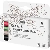 Kreul Marker für Glas und Porzellan Chalky Mix 5 Stck