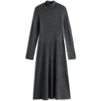 Tommy Hilfiger Strickkleid "SOFT WOOL LS MOCK-NK SWT DRESS" aus reiner Wolle