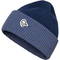 Norrøna - Mütze aus organischer Baumwolle - /29 Heavy Merinoull Contrast Beanie Indigo Night Melange für Herren aus Wolle - Navy blau