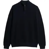 Superdry für Herren. M6110682A Pullover Textur navy (XXL), Lässig, Baumwolle, Marine