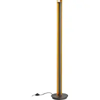 TRIO - Stehlampe TEXEL - Schwarz - 25x25x142.5 cm