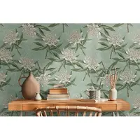 Living Walls Vliestapete "Drawn Into Nature florale Tapete Mustertapete Pflanzen Natur" matt strukturiert Vliestapete Blätter für Schlafzimmer Küche Wohnzimmer Floral Design