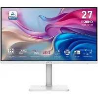 MSI Modern MD272UPHW, 68,6 cm (27"), 3840 x 2160 Pixel, 4K Ultra HD, 4 ms, Schwarz