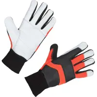 Kerbl Motorsägenhandschuh Forester orange/schwarz XXL - 297529 - orange/schwarz