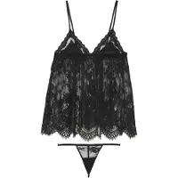 Lingadore Night Slipdress 7809 | Grösse: L | Farbe: Schwarz
